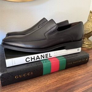 Monte Rosso Leather Slip On Loafers Men's Shoes Made in Italy